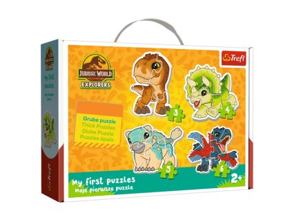 TREFL BABY Puzzle Dinosauři 4v1