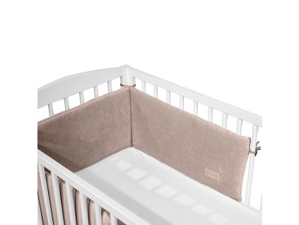 ALBERO MIO Mantinel do postýlky Hnědá