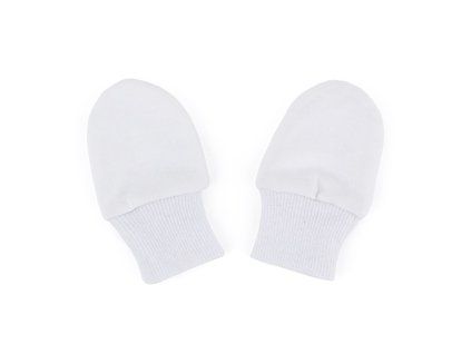 PETITE&MARS Rukavičky kojenecké Smoothie Infinity White 1