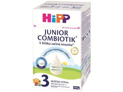 46657 hipp junior combiotik 3 batoleci mleko 600g