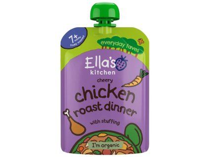 Ella's Kitchen BIO Pečené kuře s nádivkou (130g)