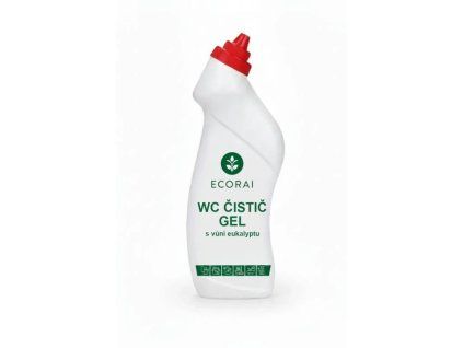 Ecorai WC čistič, gel s vůní eukalyptu 750ml