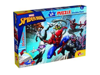 Lisciani Puzzle oboustranné Spider Man 48 dílků