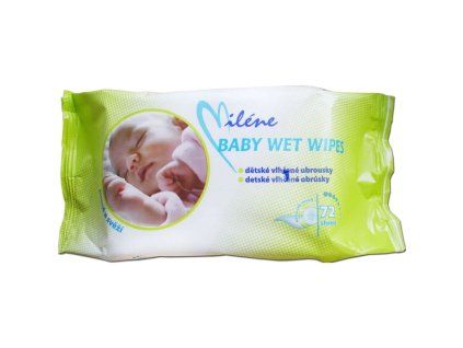 Miléne Dětské vlhčené ubrousky 72ks