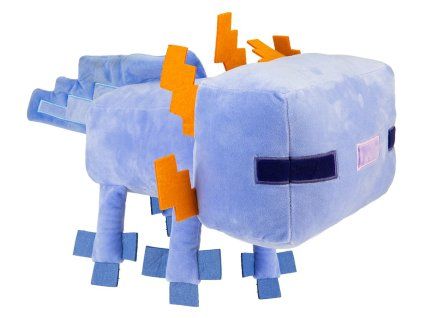 Minecraft plyš Axolotl modrý 44 cm
