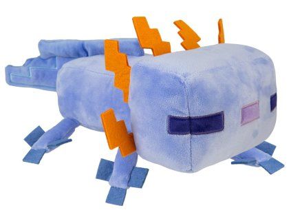 Minecraft plyš Axolotl modrý 28 cm