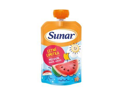 Sunar ovocná kapsička Meloun 6m+, 100g
