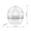 BabyOno Ruční odsávačka mléka kolektor 60ml MILK ME silikonový 6