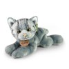 Plyšová kočka šedá 30 cm ECO-FRIENDLY