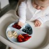 BabyOno Silikonový talíř s přísavkou modrý 3