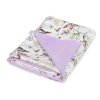 BabyMatex Dětská deka VELLO 75x100cm fialová