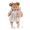 Llorens 42282 ALEXANDRA realistická panenka se zvuky a měkkým látkovým tělem 42 cm