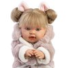 Llorens 42282 ALEXANDRA realistická panenka se zvuky a měkkým látkovým tělem 42 cm