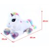 Velký plyšový jednorožec Funkie 85 cm