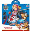 Kreativní set Vyškrabávací samolepky Paw Patrol (5 kusů + pero)