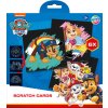 Kreativní set Vyškrabávání obrázků Paw Patrol (6 kusů + pero)