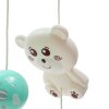 Baby Mix Kolotoč nad postýlku se světelným projektorem Mátový 5