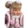 Llorens 42286 ALEXANDRA - realistická panenka se zvuky a měkkým látkovým tělem - 42 cm