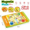 WOOPIE Společenská hra 2v1 Magnetické bludiště + Člověče nezlob se 5