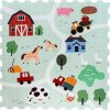 SMILY PLAY Pěnové puzzle podložka Farma (9ks) 1