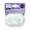 Philips Avent šidítko Ultrastart Nighttime (2ks) kluk 1