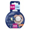 LOVI Dudlík svítící silikonový dynamický PRIME 0 6m Blush 2