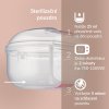 LOVI Dudlík svítící silikonový dynamický PRIME 0 6m Blush 14
