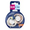 LOVI Dudlík svítící silikonový dynamický PRIME 6 18m (2ks) Ivory Blush 3