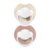LOVI Dudlík svítící silikonový dynamický PRIME 6 18m (2ks) Ivory Blush