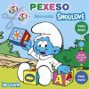 Pexeso v sešitu Šmoulí abeceda s maxi kartičkami
