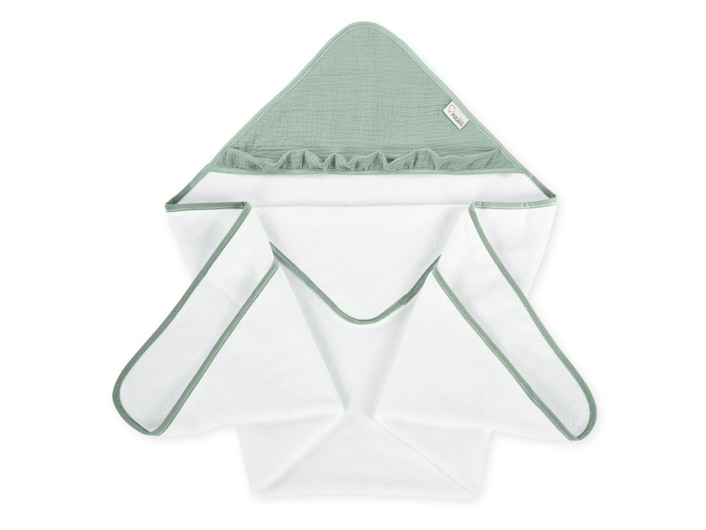 ALBERO MIO Baba frottír törölköző 100x100cm Zöld