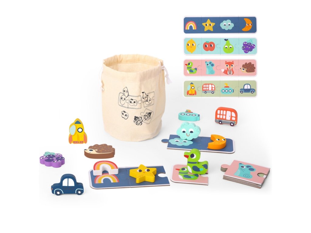 WOOPIE Alakzatok érzékszervi puzzle