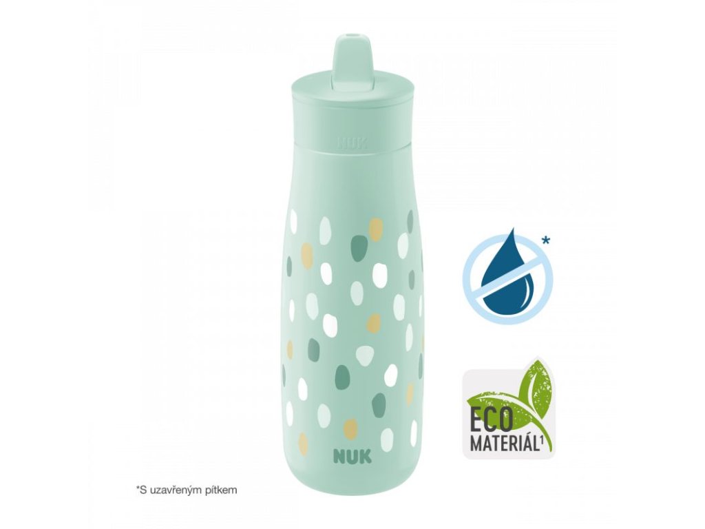 NUK Mini Me PP Flip palack 12m+, 450ml zöld