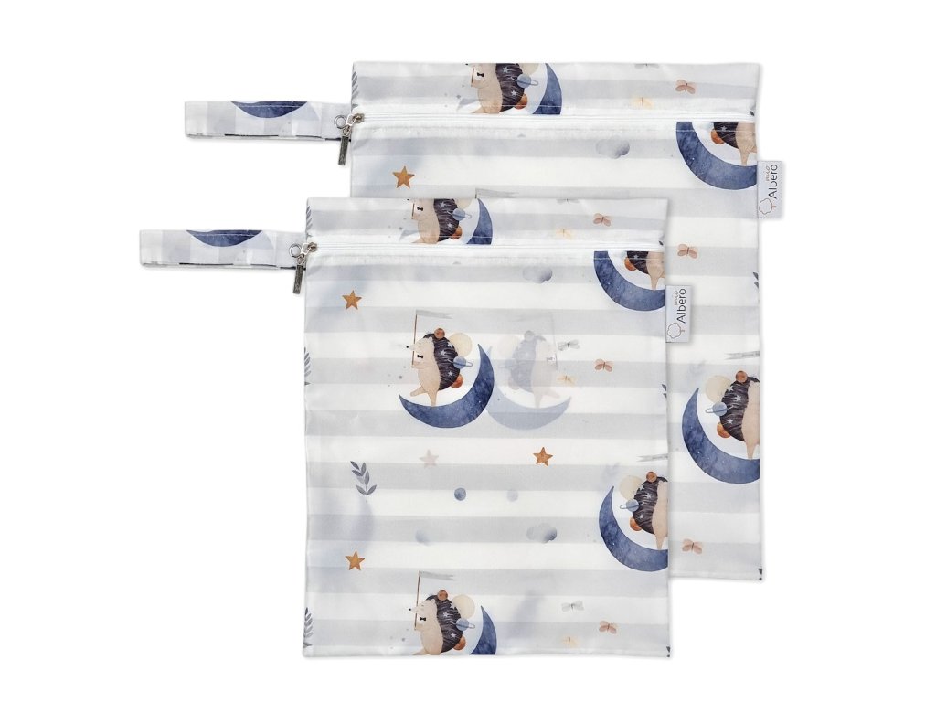 ALBERO MIO Vízálló táskák (2db) Sün a holdon