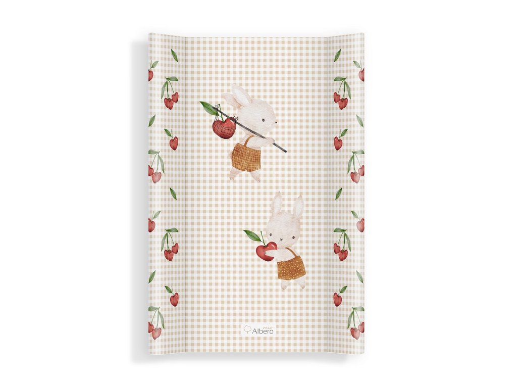 ALBERO MIO Pelenkázó alátét puha Cseresznye szórakozás