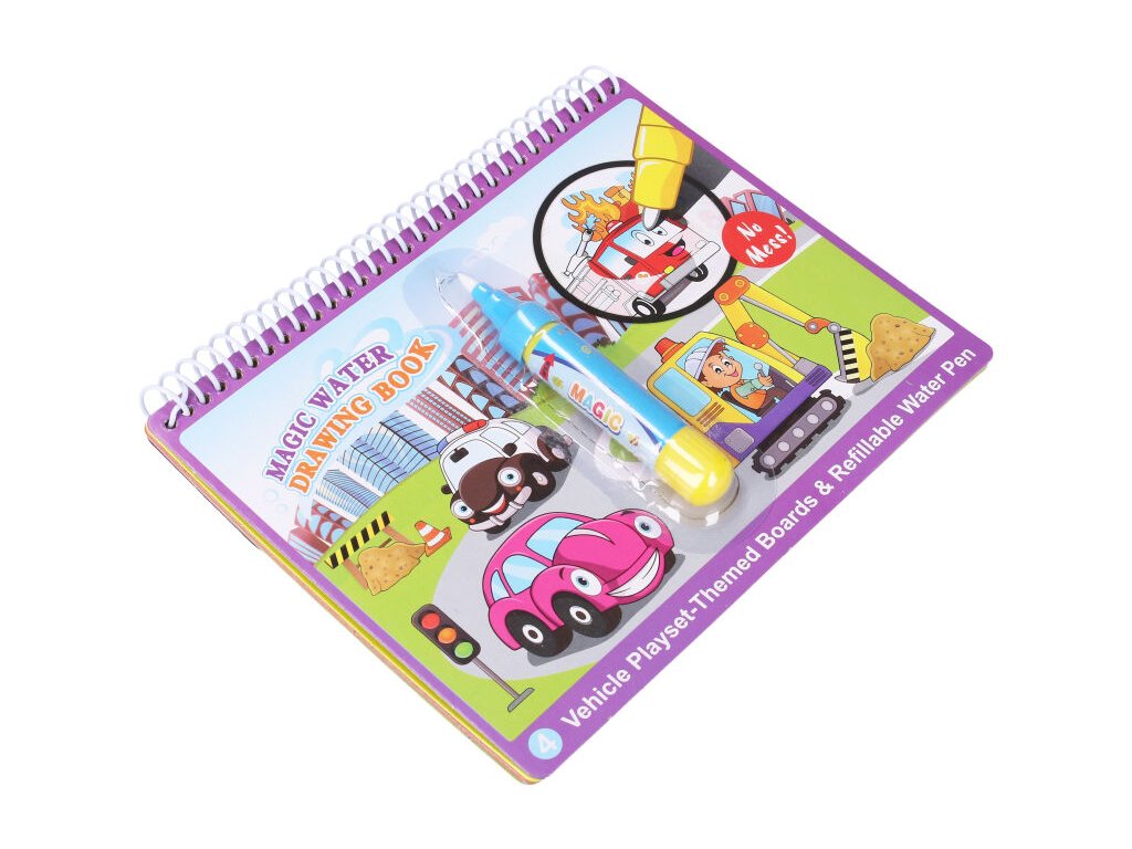 Autós színező vízzel (ecsettel)