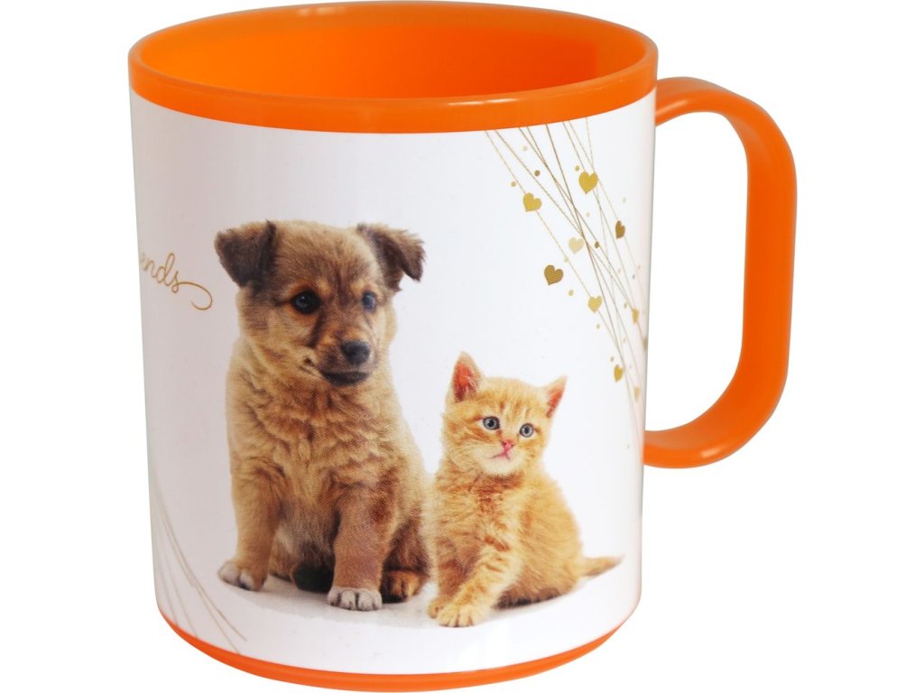 TVAR Gyermek bögre 250ml Kiskutya és cica