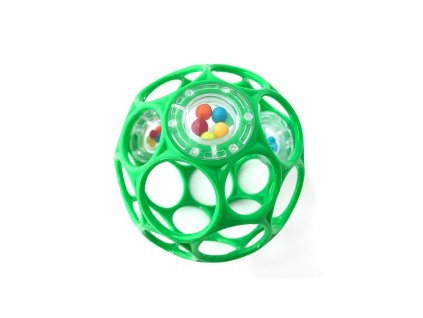 Játék OBALL RATTLE 10 cm 0m+ zöld