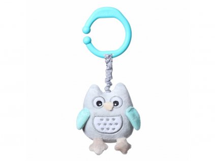 BABYONO Vibráló játék C-gyűrűn Sofia fiú bagoly