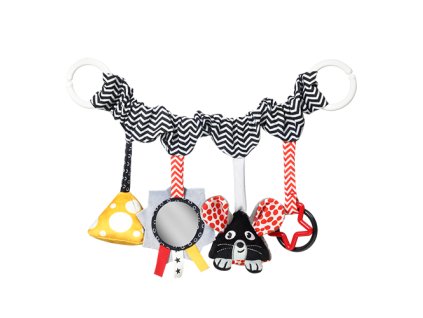 BabyOno Oktató lógó játék Cheese & Skip