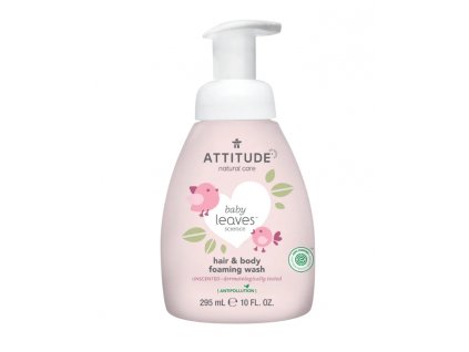 Baba hab (2 az 1-ben) ATTITUDE Baby leaves illatmentes 295 ml