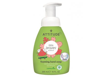 Baba habzó kéziszappan ATTITUDE Little leaves dinnye és kókusz illattal 295 ml
