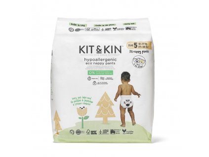 Kit & Kin környezetbarát pelenkázó pelenkák 5 12-17 kg 20 db