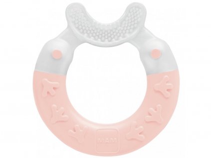 MAM BITE & BRUSH, 3+ hónapos rózsaszínű