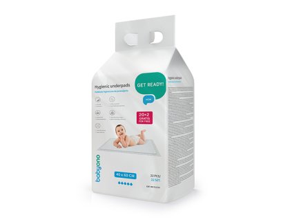 BabyOno pelenkázó alátét gyermekeknek 40x60 cm (20 db + 2 db ingyen)