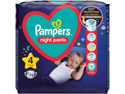Pampers bugyi pelenka Nights S4 25db. 9-15kg 2