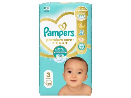 Pampers Premium care 3, 60 db, 6-10 kg 10
