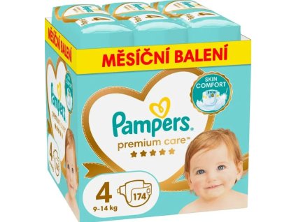 Pampers Premium care 4, 174db, 9-14kg (havi csomag) 3