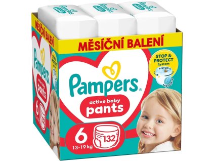 Pampers Pants bugyart pelenka S6 132db, 14-19kg (havi csomag) 5