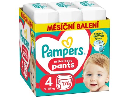 Pampers Pants bugyi pelenka S4 176db, 9-15kg (havi csomag) 6